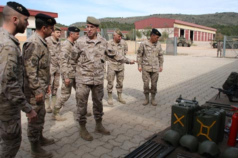 Visita a las Unidades de la Base de Marines