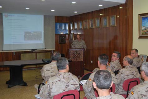 Visita a las Unidades de la Base de Marines