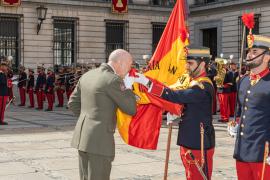 Despedida de la Bandera el pasado viernes