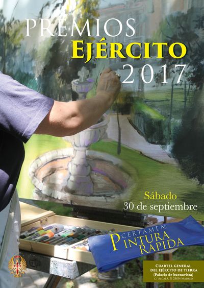 Cartel Certamen Pintura Rápida 2017