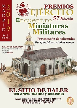 Cartel anunciador Miniaturas Militares