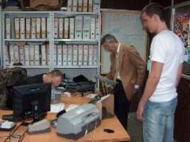 Toma de medidas para el uniforme