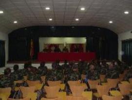 Apertura del curso por parte del Coronel Jefe del CEFOT 2
