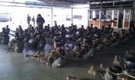 Formación antes del salto