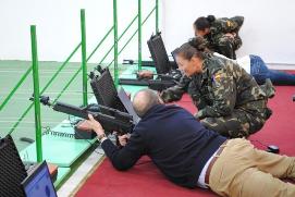 En la galería de tiro