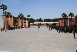 Acto de constitución del Batallón de Alumnos