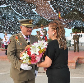 Entrega de ramo de flores