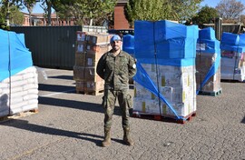 Donaciones recaudadas para Líbano.