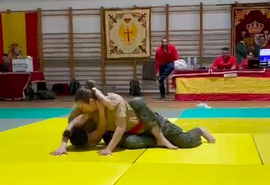 Soldado Membrilla durante el combate