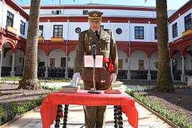 Juramento o promesa del T. General de Gregorio Foto OCP Madoc
