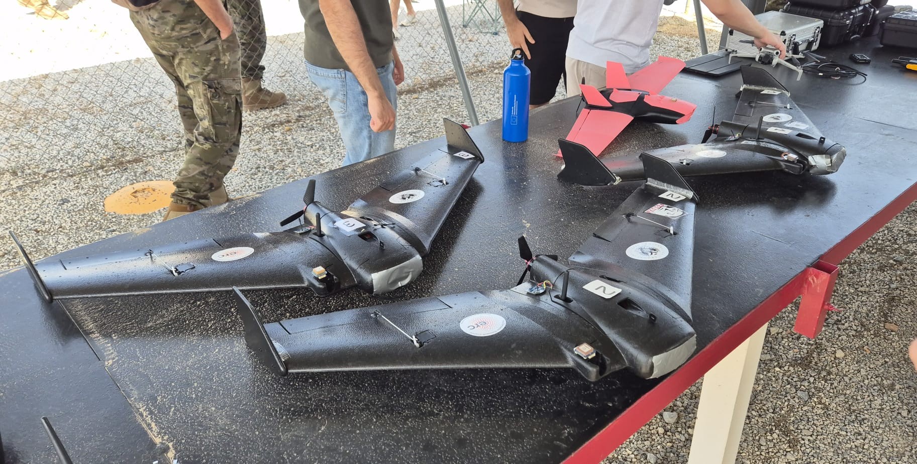 Enjambre de drones