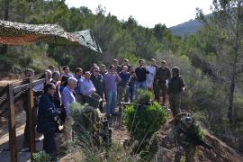 Observando al Pelotón de Tiradores