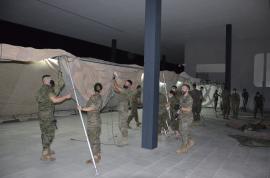 Montaje de las tiendas