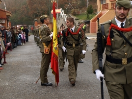 Componentes del polvorín se despiden de la Bandera