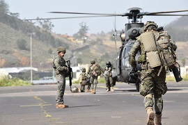 Embarque en helicóptero