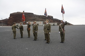 Saludo a los jefes de las Unidades participantes