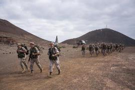 El Grupo en orden de marcha.