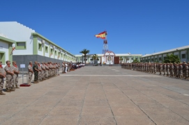 Vista de la parada militar