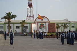 Acto de izado de Bandera