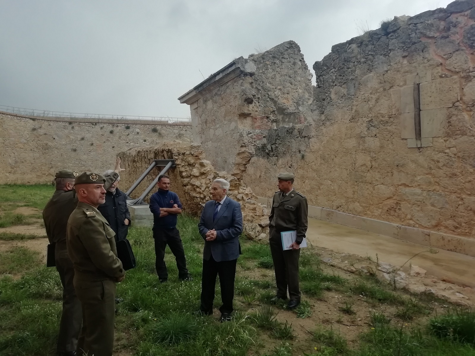 Visita de inspección del General Director del IHCM al Consorcio Castillo de San Fernando de Figueres