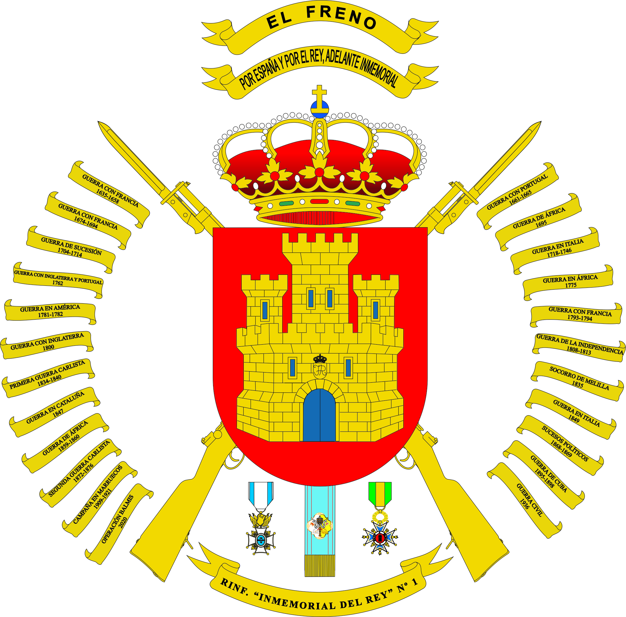 Escudo del Inmemorial del Rey