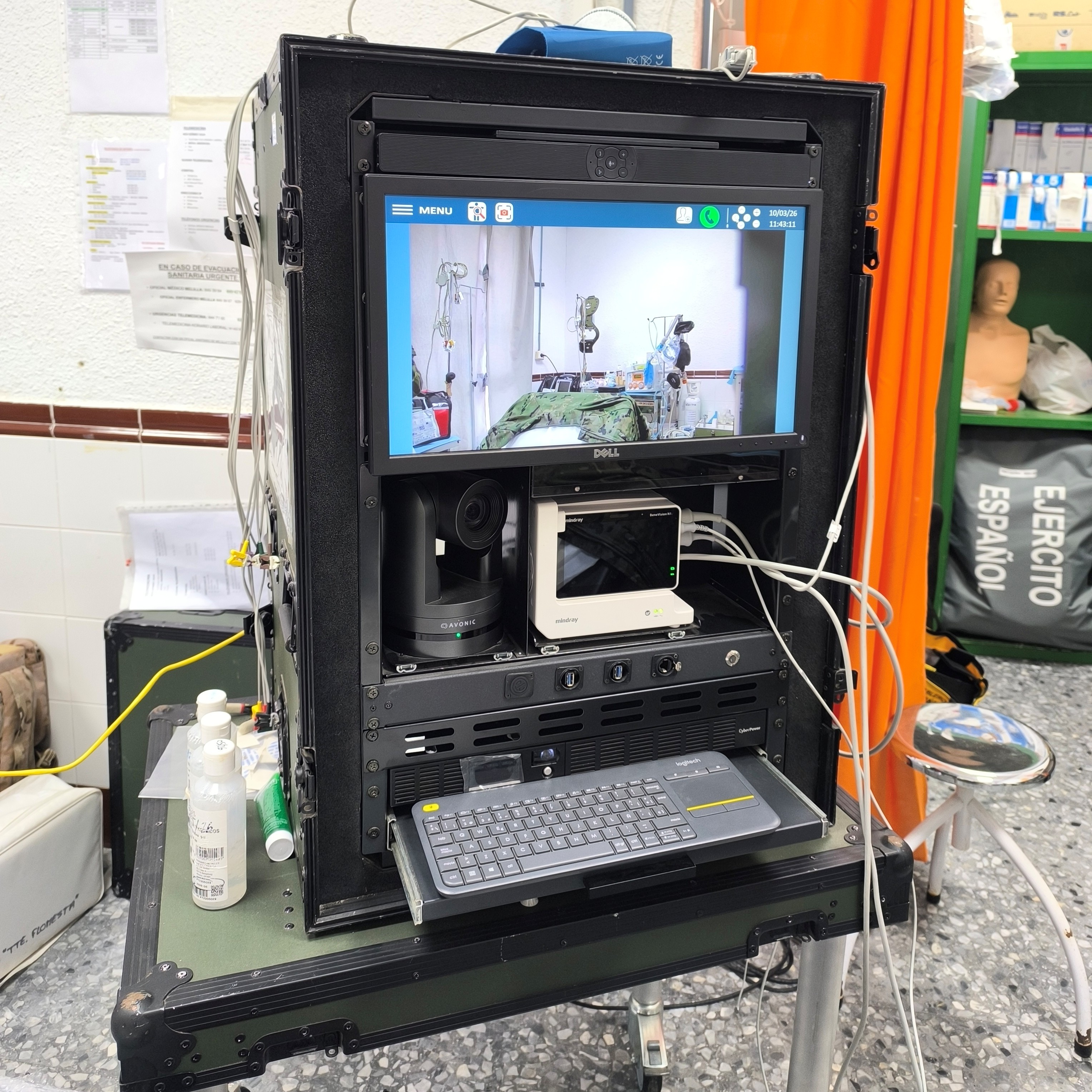 Equipo de telemedicina estratégica islas Chafarinas.