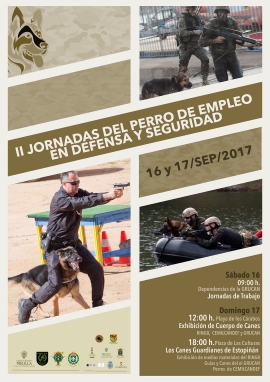 II Jornadas de empleo del Perro de Seguridad y Defensa.