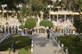 homenaje en el cementerio de la Purísima Concepción