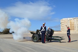 Salva del Artillero Honorario (Foto:EBC. RAMIX 32)