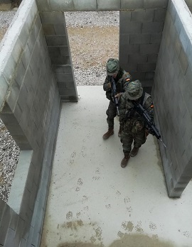 Ejercicio de combate en población