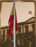 Arriado de La bandera Nacional año 2012