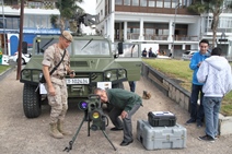 Exposición de material y equipo