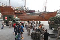 Exposición de material y equipo