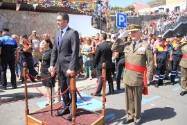 Honores al Representante de S. M. El Rey