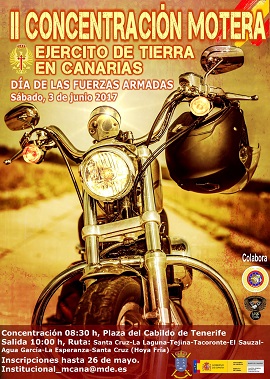 II Concentración Motera organizada por el Mando de Canarias