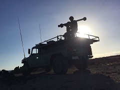 Puesto de tiro Mistral sobre URO VAMTAC