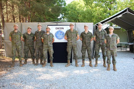 Integrantes de la célula de respuesta aportada por la BRICAN XVI.