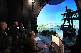 Visita al Centro Artillero de Simulación