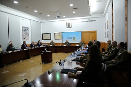 Reunión de los Embajadores con el TG Melero