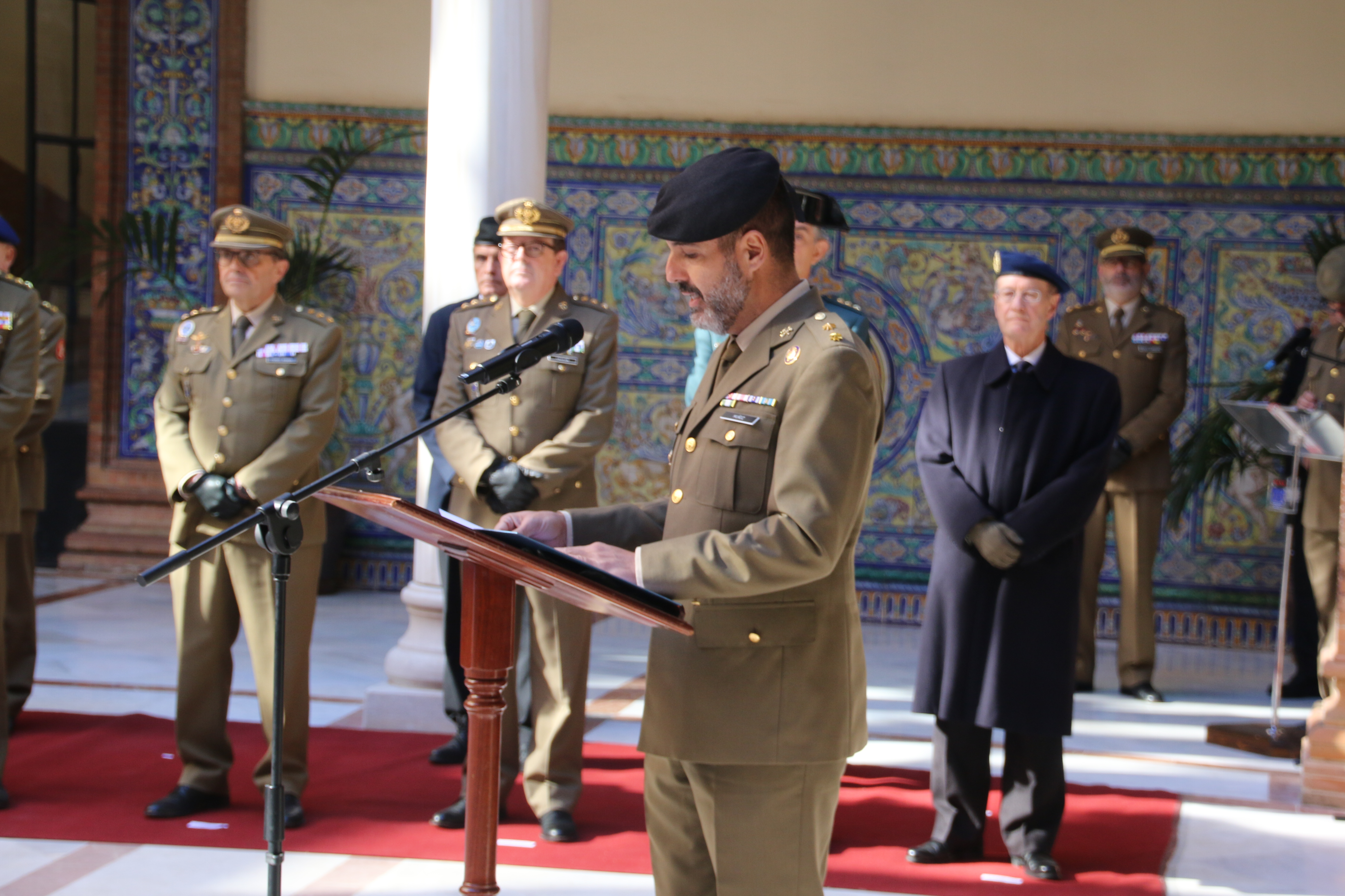 Lectura de los hechos de armas.