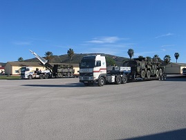 Salida de material Patriot