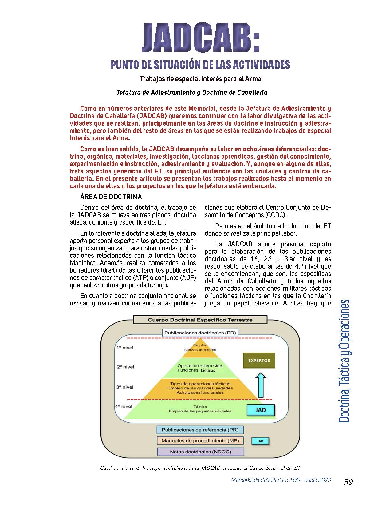 JADCAB PUNTO DE SITUACION