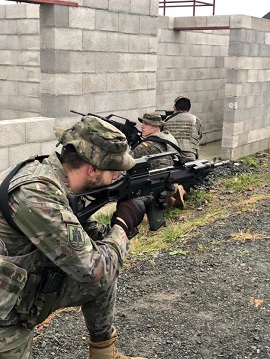 Combate en zona urbanizada