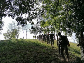 Estrechamiento del recorrido