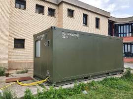 Traslado e instalación de un segundo contenedor ducha en la 