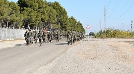 Los grupos de la AALOG 41 desarrollan el Ejercicio de Cohesión de Unidad