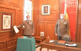 El coronel Aldama jura su cargo como Director