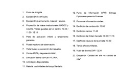 programación actividades jornada puertas abiertas ACLOG 10JUN23
