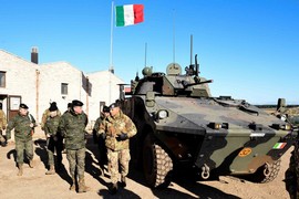 Visita a Brigata Pinerolo Italia