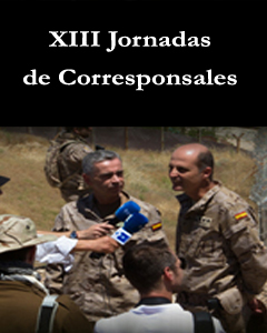 Cartel anunciador de la XIII Jornadas Corresponsales Guerra del Ejército de Tierra